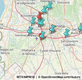 Mappa Via Staffali, 37062 Verona VR, Italia (6.83583)