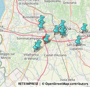 Mappa Via Staffali, 37062 Verona VR, Italia (6.15182)