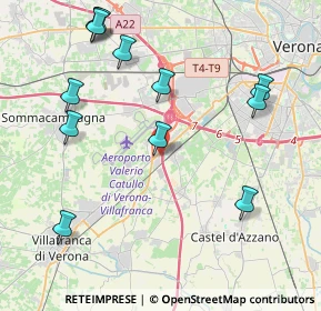 Mappa Via Staffali, 37062 Verona VR, Italia (4.79167)