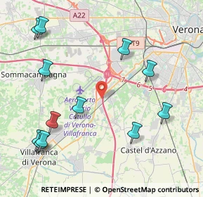 Mappa Via Staffali, 37062 Verona VR, Italia (5.06083)