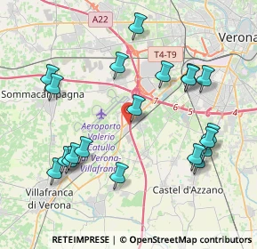 Mappa Via Staffali, 37062 Verona VR, Italia (4.338)