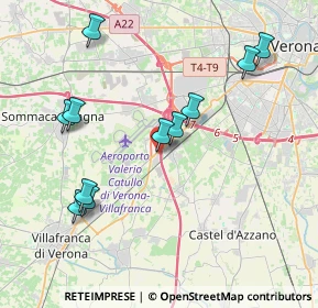 Mappa Via Staffali, 37062 Verona VR, Italia (4.09273)