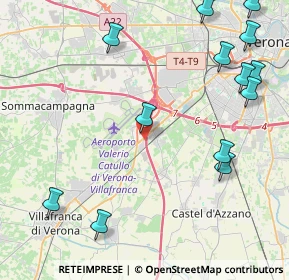 Mappa Via Staffali, 37062 Verona VR, Italia (5.56077)