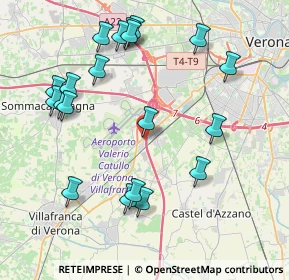 Mappa Via Staffali, 37062 Verona VR, Italia (4.4715)