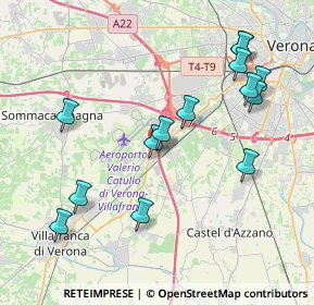 Mappa Via Staffali, 37062 Verona VR, Italia (4.24071)