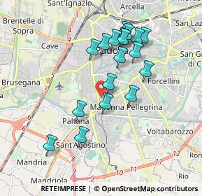 Mappa Via Francesco Piccoli, 35100 Padova PD, Italia (1.72889)