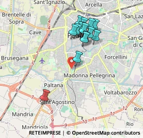 Mappa Via Francesco Piccoli, 35100 Padova PD, Italia (1.72706)