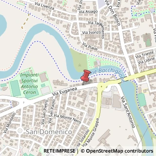 Mappa Via Euganea, 38, 35030 Selvazzano Dentro, Padova (Veneto)
