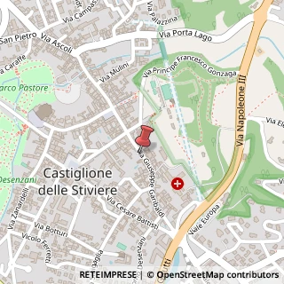 Mappa Via Giuseppe Garibaldi, 16, 46043 Castiglione delle Stiviere, Mantova (Lombardia)