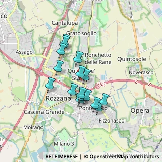 Mappa Via Po, 20089 Rozzano MI, Italia (1.3575)