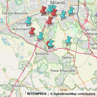 Mappa Via Po, 20089 Rozzano MI, Italia (4.60385)