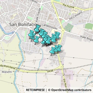 Mappa Via Ciro Menotti, 37047 San Bonifacio VR, Italia (0.2)