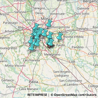 Mappa Via M.Gorky, 20098 San Giuliano Milanese MI, Italia (9.2315)