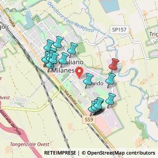 Mappa Via M.Gorky, 20098 San Giuliano Milanese MI, Italia (0.9135)