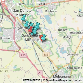 Mappa Via M.Gorky, 20098 San Giuliano Milanese MI, Italia (1.30625)