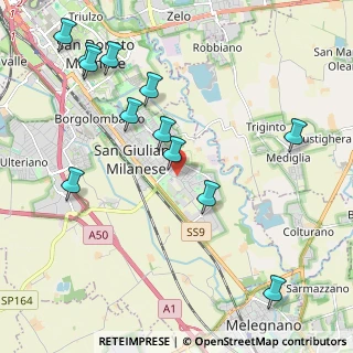 Mappa Via M.Gorky, 20098 San Giuliano Milanese MI, Italia (2.39417)