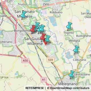Mappa Via M.Gorky, 20098 San Giuliano Milanese MI, Italia (1.87909)