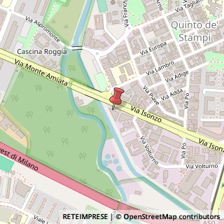 Mappa Viale Isonzo, 101, 20089 Rozzano, Milano (Lombardia)