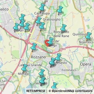 Mappa Via Isonzo, 20089 Rozzano MI, Italia (2.5935)