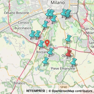 Mappa Via Isonzo, 20089 Rozzano MI, Italia (4.14933)