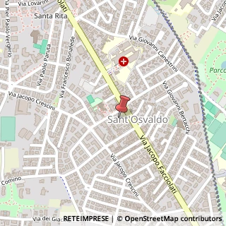 Mappa Via Sant'Osvaldo, 1, 35127 Padova, Padova (Veneto)