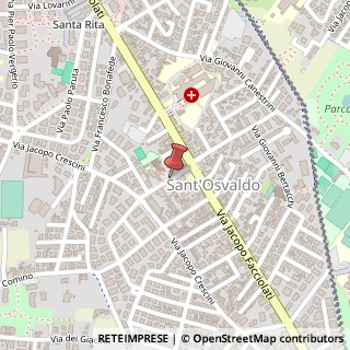 Mappa Via Sant'Osvaldo,  5, 35127 Padova, Padova (Veneto)