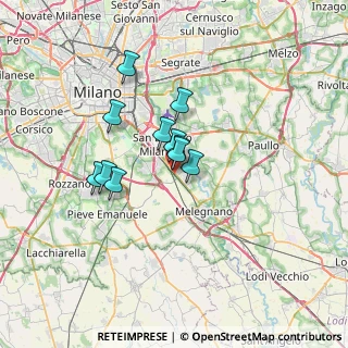 Mappa Largo della stazione, 20098 San Giuliano Milanese MI, Italia (4.72545)