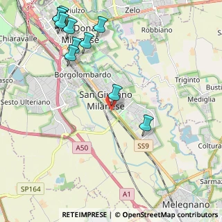 Mappa Largo della stazione, 20098 San Giuliano Milanese MI, Italia (2.75)
