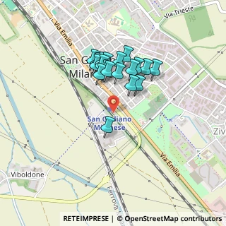 Mappa Largo della stazione, 20098 San Giuliano Milanese MI, Italia (0.354)