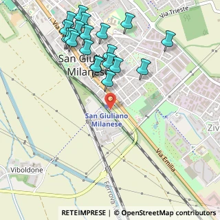 Mappa Largo della stazione, 20098 San Giuliano Milanese MI, Italia (0.599)