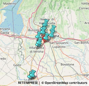Mappa Via Valle, 37062 Dossobuono VR, Italia (10.82308)