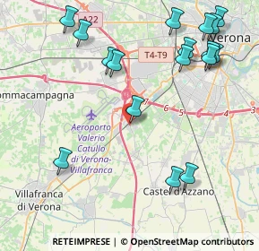 Mappa Via Valle, 37062 Dossobuono VR, Italia (5.09765)