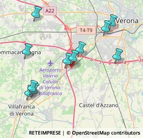 Mappa Via Valle, 37062 Dossobuono VR, Italia (4.22909)