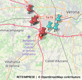 Mappa Via Valle, 37062 Dossobuono VR, Italia (2.9025)