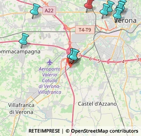 Mappa Via Valle, 37062 Dossobuono VR, Italia (5.12455)