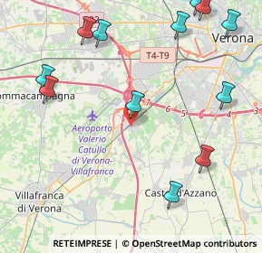 Mappa Via Valle, 37062 Dossobuono VR, Italia (5.5175)