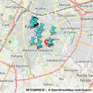 Mappa Via Sant'Osvaldo, 35127 Padova PD, Italia (1.62)