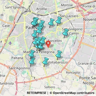 Mappa Via Sant'Osvaldo, 35127 Padova PD, Italia (1.577)