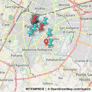 Mappa Via Sant'Osvaldo, 35127 Padova PD, Italia (1.82929)