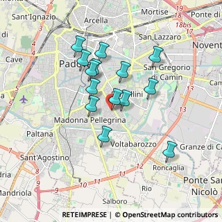 Mappa Via Sant'Osvaldo, 35127 Padova PD, Italia (1.47286)