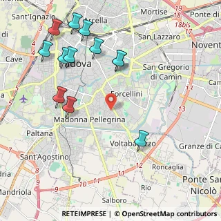 Mappa Via Sant'Osvaldo, 35127 Padova PD, Italia (2.39417)