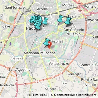 Mappa Via Sant'Osvaldo, 35127 Padova PD, Italia (2.17842)
