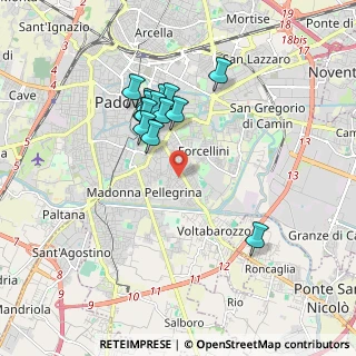 Mappa Via Sant'Osvaldo, 35127 Padova PD, Italia (1.55357)
