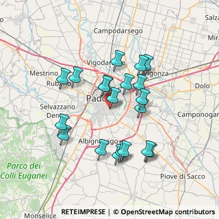Mappa Via Sant'Osvaldo, 35127 Padova PD, Italia (6.4875)
