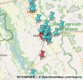 Mappa Via Giacomo Carini, 20081 Abbiategrasso MI, Italia (3.0695)