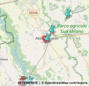 Mappa Via Giacomo Carini, 20081 Abbiategrasso MI, Italia (7.24833)