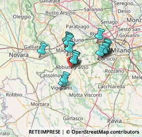 Mappa Via G. Carini, 20081 Abbiategrasso MI, Italia (9.8375)
