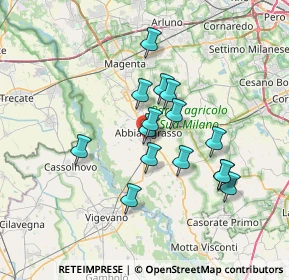 Mappa Via Giacomo Carini, 20081 Abbiategrasso MI, Italia (5.75867)