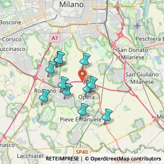 Mappa Strada Consortile Mirasole, 20090 Opera MI, Italia (3.01364)
