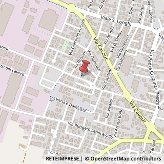 Mappa Via Toscanini, 24, 46043 Castiglione delle Stiviere, Mantova (Lombardia)